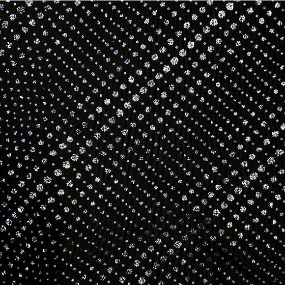 Notations Black Silver Sparkle Top Womens Size XL - Picture 4 of 7